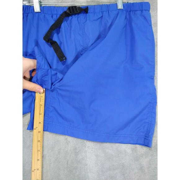 Vintage Helly Hansen Shorts Mens XL Blue Pull On Belted Hiking Outdoor - Picture 5 of 10